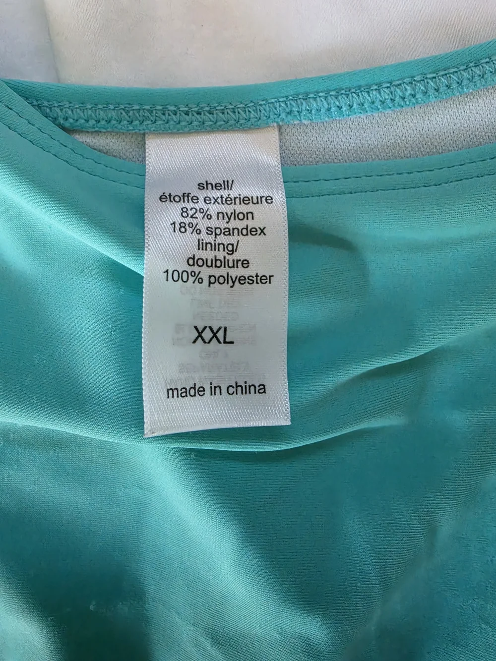 Maurices Turquoise two-piece bikini set XXL Sports-bra style crop top